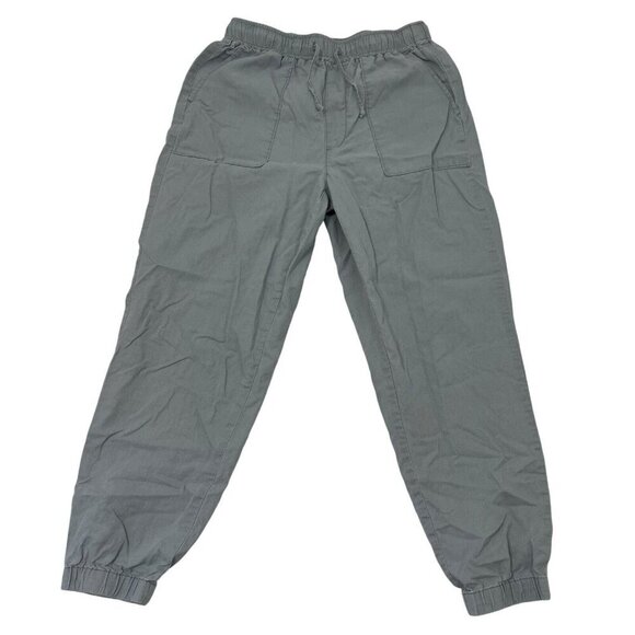 Madewell Hemp Blend Pull-On Jogger Pants High Rise Light Blue size Small - Picture 1 of 7